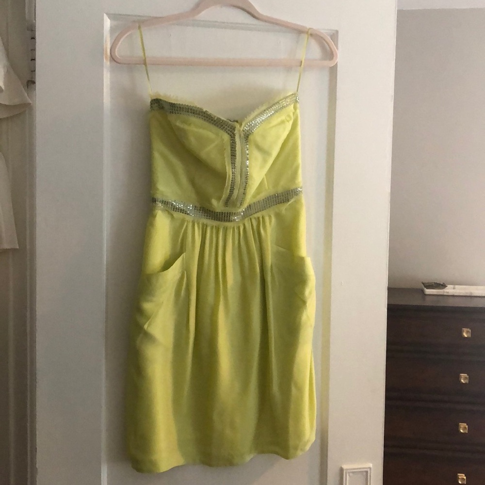 Rebecca Taylor lime dress